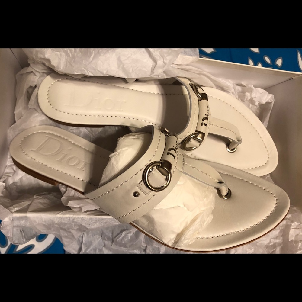Dior Flat Sandals Brand New